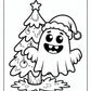 Christmas Spooky Coloring Pages | Free PDF Printables