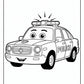 Police Car Coloring Pages | Free PDF Printables