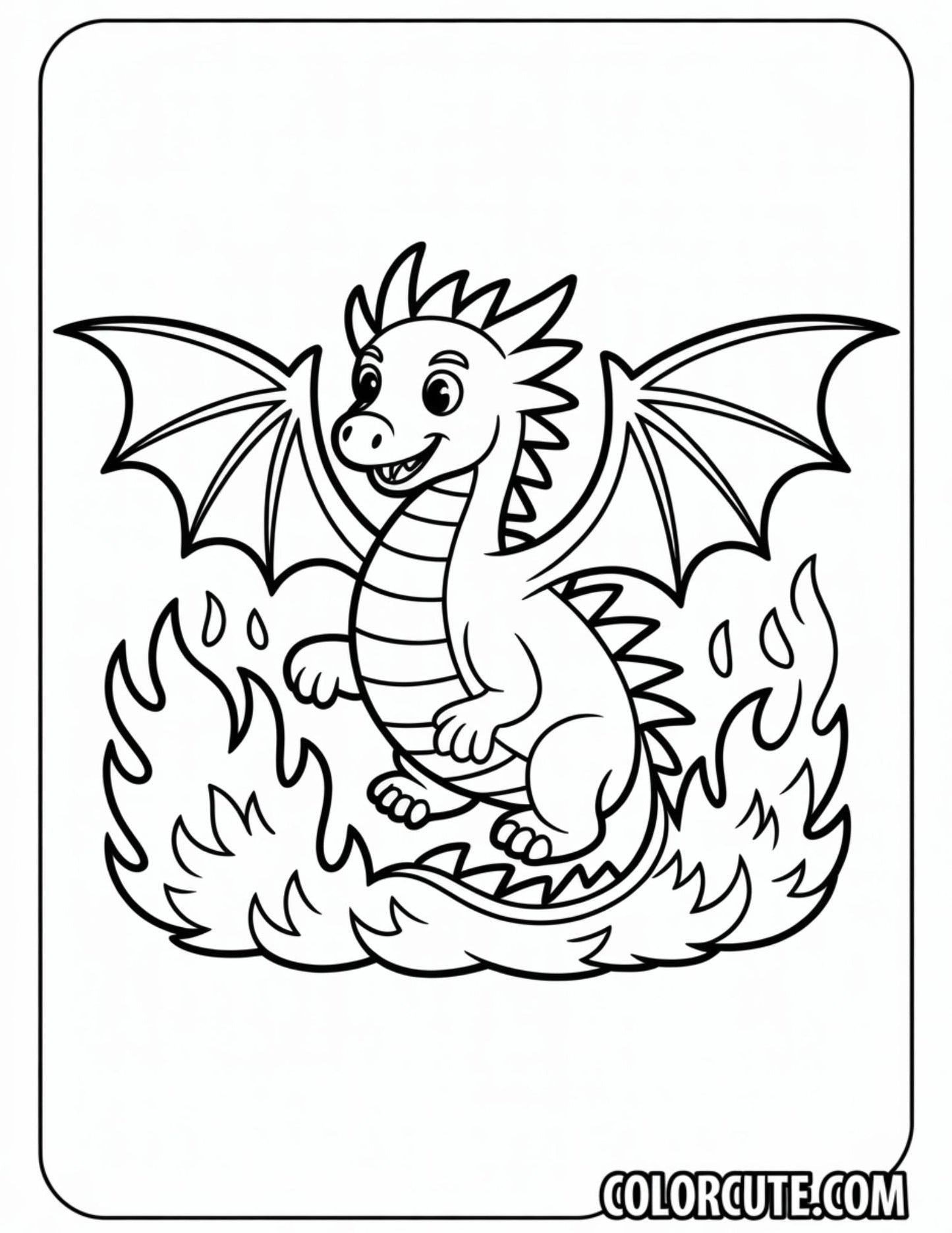 Wings Fire Dragon Coloring Pages | Free PDF Printables