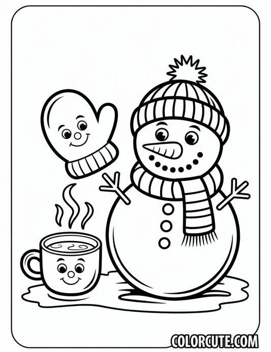 Wonderful Cozy Kawaii Coloring Pages | Free PDF Printables