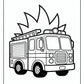 Fire Engine Fire Truck Coloring Pages | Free PDF Printables