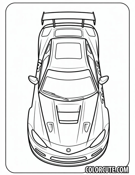 Super Car Coloring Pages | Free PDF Printables