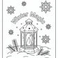 Winter Outhouse Coloring Pages | Free PDF Printables