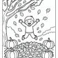 Fall Preschool Coloring Page | Free PDF Printables