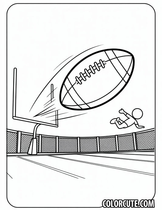 Football Equipment Coloring Pages | Free PDF Printables