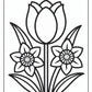Happy Spring Coloring Pages Free PDF Printables