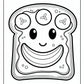 Peanut Butter Banana Coloring | Free PDF Printables