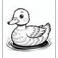Realistic Duck Coloring Page | Free PDF Printables