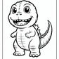 Chibi Godzilla Coloring Pages | Free PDF Printables