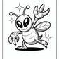 Chromastone Alien Coloring Pages Free PDF Printables