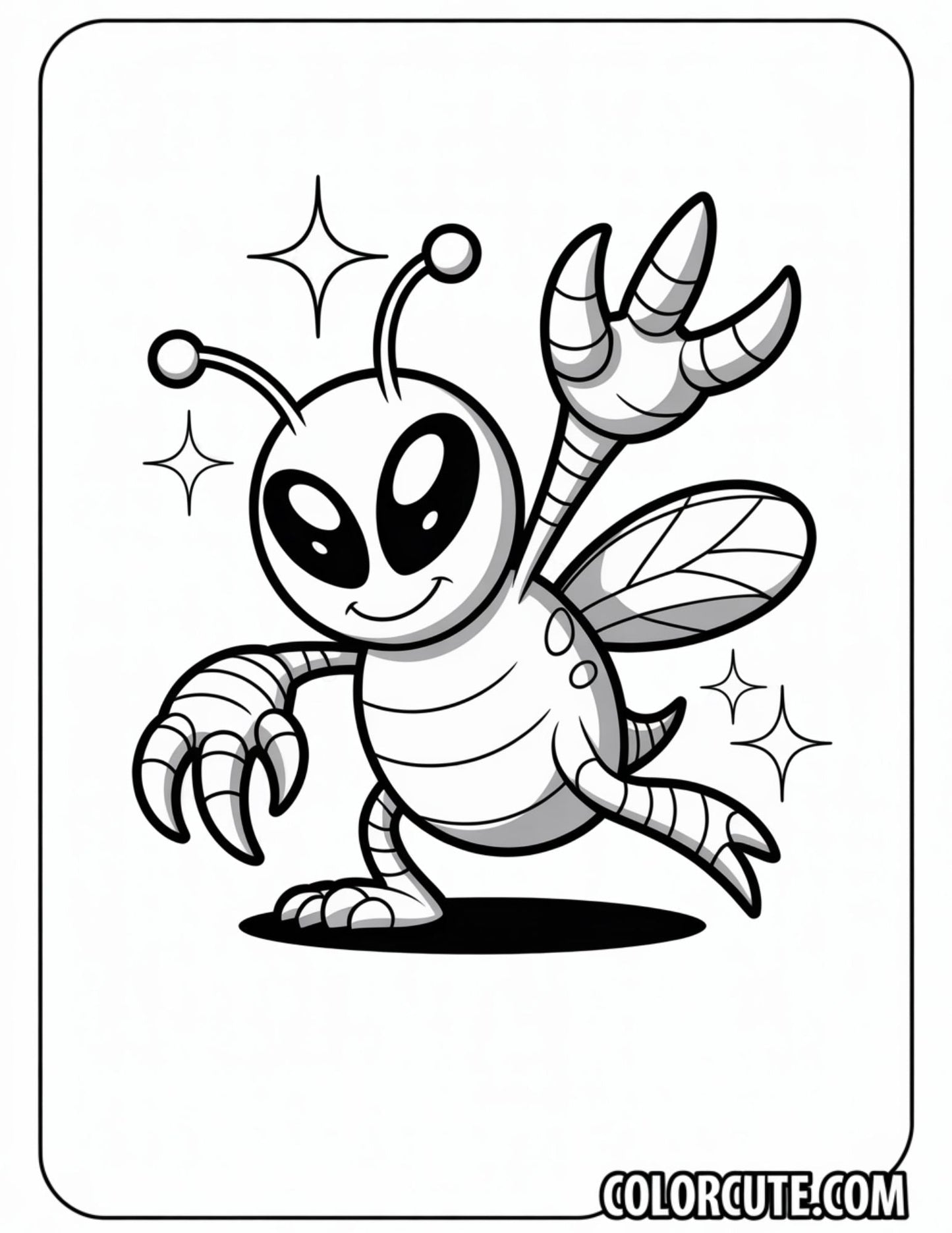 Chromastone Alien Coloring Pages Free PDF Printables