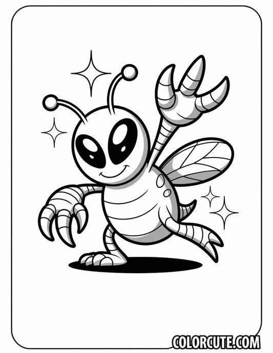 Chromastone Alien Coloring Pages Free PDF Printables
