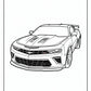 Luxury Car Coloring Page | Free PDF Printables