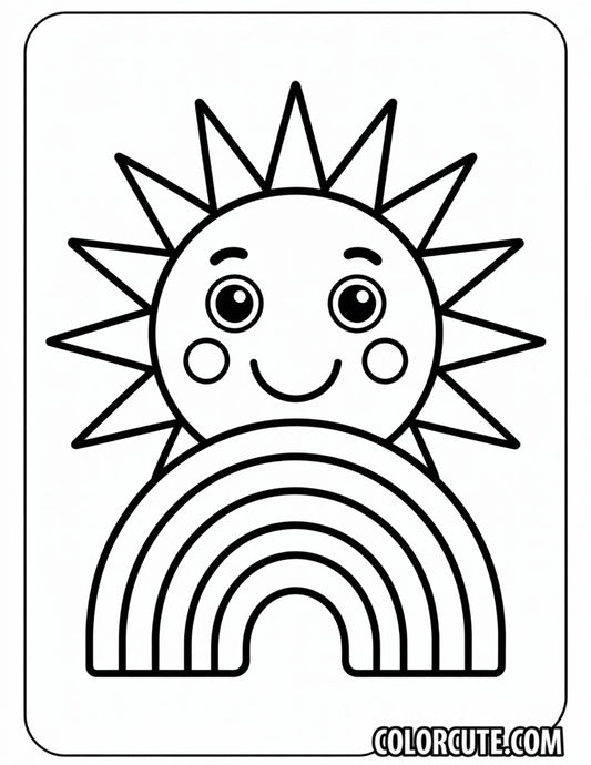 Simple Bold and Easy Coloring Pages | Free PDF Printables