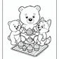 Simple Cozy Friends Coloring Pages | Free PDF Printables