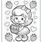 Strawberry Shortcake Coloring Pages – Free PDF Printables