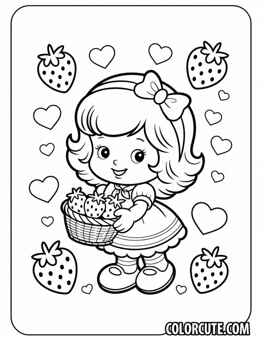 Strawberry Shortcake Coloring Pages – Free PDF Printables