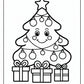 Wonderful Christmas Kawaii Coloring Pages | Free PDF Printables