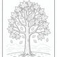 Fall Tree Coloring Pages | Free PDF Printables