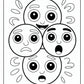 Feelings Preschool Coloring Page | Free PDF Printables