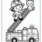 Fun Fire Truck Coloring Pages | Free PDF Printables