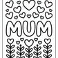 Mum Coloring Pages Free PDF Printables