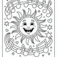 Cheerful Sun Coloring Page | Free PDF Printables