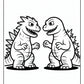 Monsters Godzilla Coloring Pages | Free PDF Printables