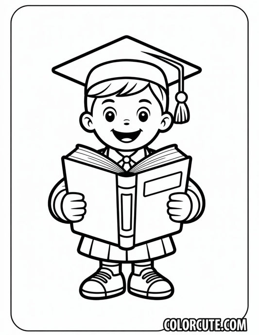 Simple Back to School Coloring Pages | Free PDF Printables