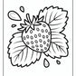 Strawberry Simple Coloring Pages – Free PDF Printables