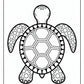 Turtle Bold and Easy Coloring Pages | Free PDF Printables