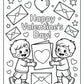 Valentine Preschool Coloring Pages | Free PDF Printables
