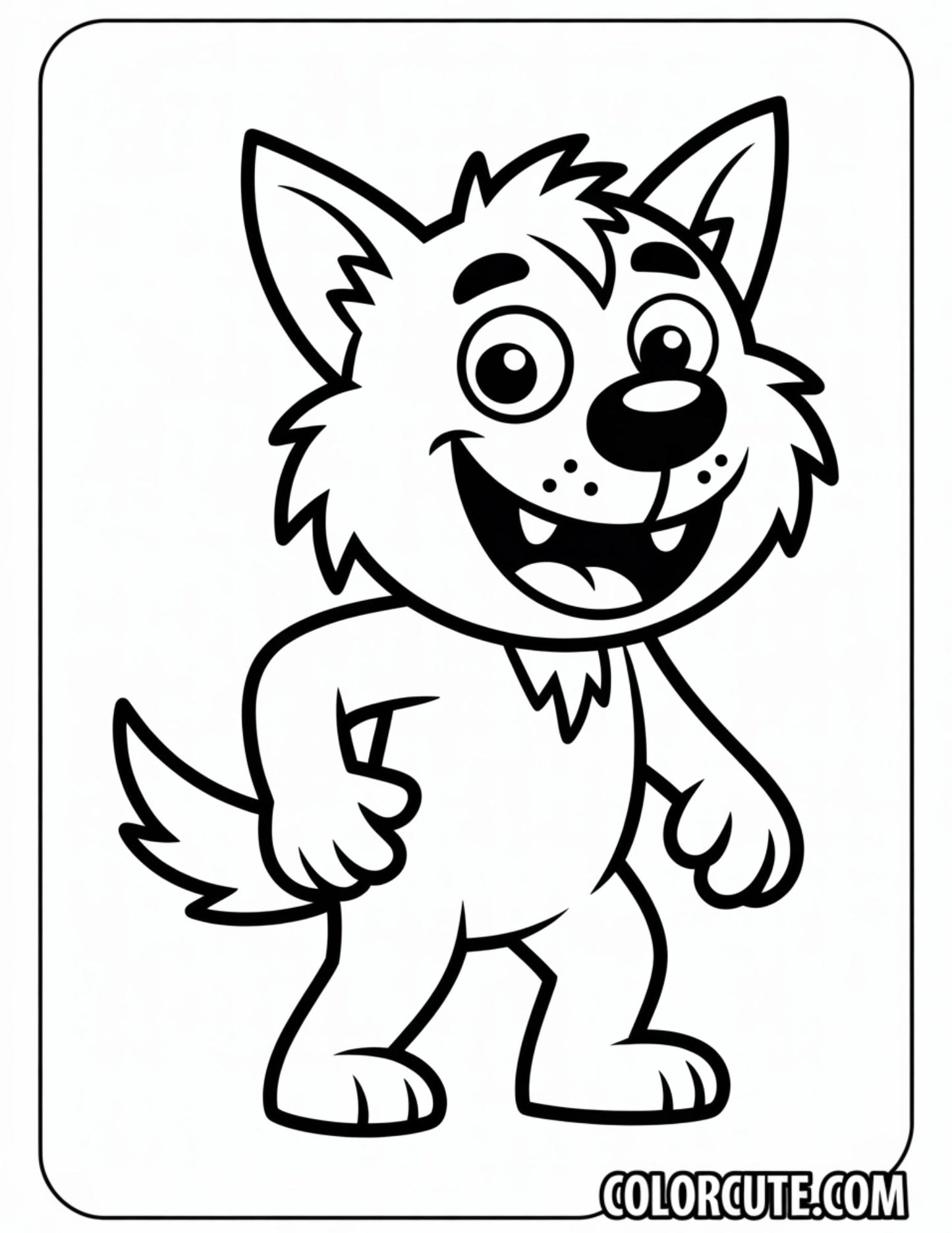 Werewolf Halloween Coloring Pages | Free PDF Printables