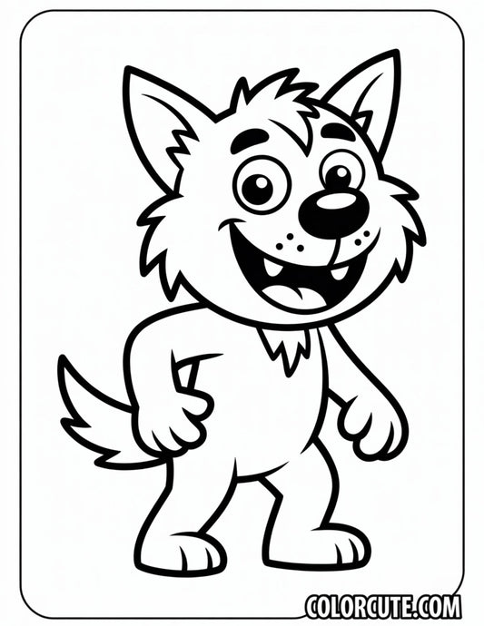 Werewolf Halloween Coloring Pages | Free PDF Printables