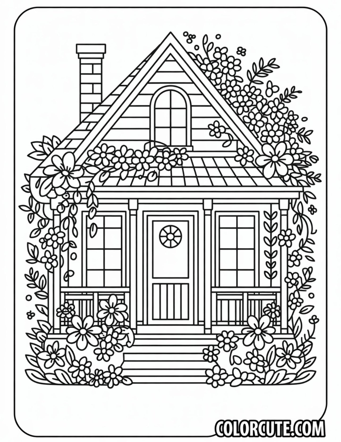 Encanto House Coloring Pages | Free PDF Printables