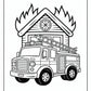 Fun Easy Fire Truck Coloring Pages | Free PDF Printables