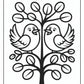 Spring Birds Coloring Pages Free PDF Printables