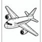 Airplane Bold and Easy Coloring Pages | Free PDF Printables