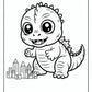 Baby Godzilla Coloring Pages | Free PDF Printables