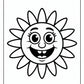 Cartoon Sun Coloring Page | Free PDF Printables