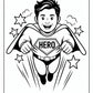 Dad Hero Coloring Pages | Free PDF Printables