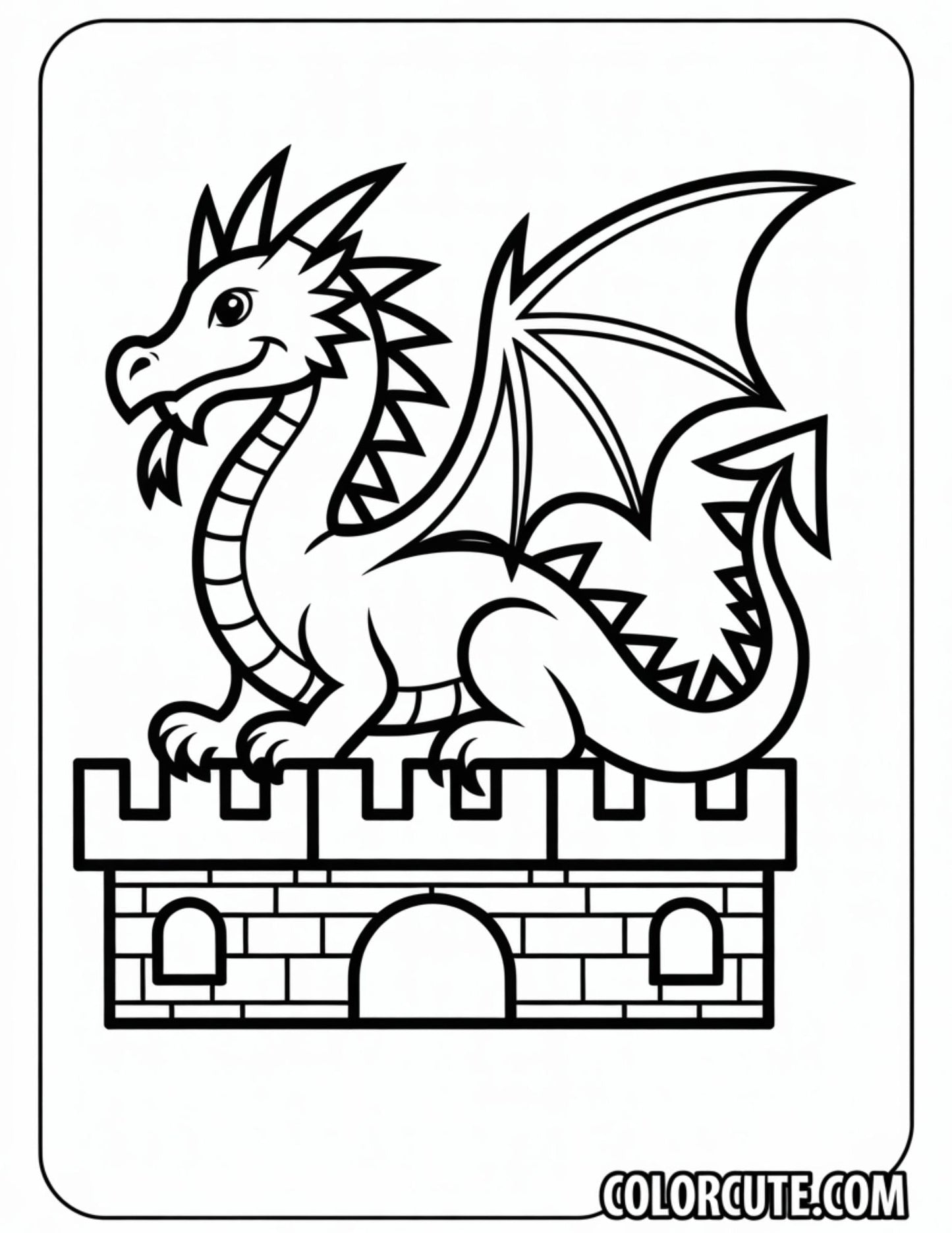 House of Dragon Coloring Pages | Free PDF Printables