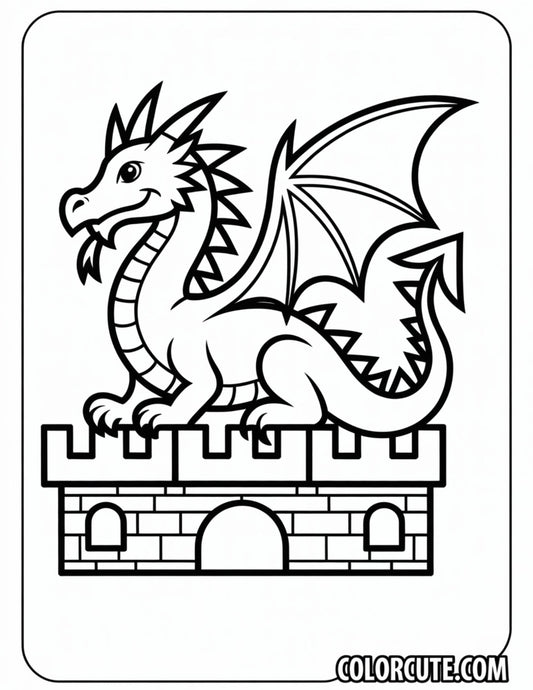 House of Dragon Coloring Pages | Free PDF Printables