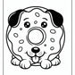 Puppy Donut Coloring Pages Free Printable