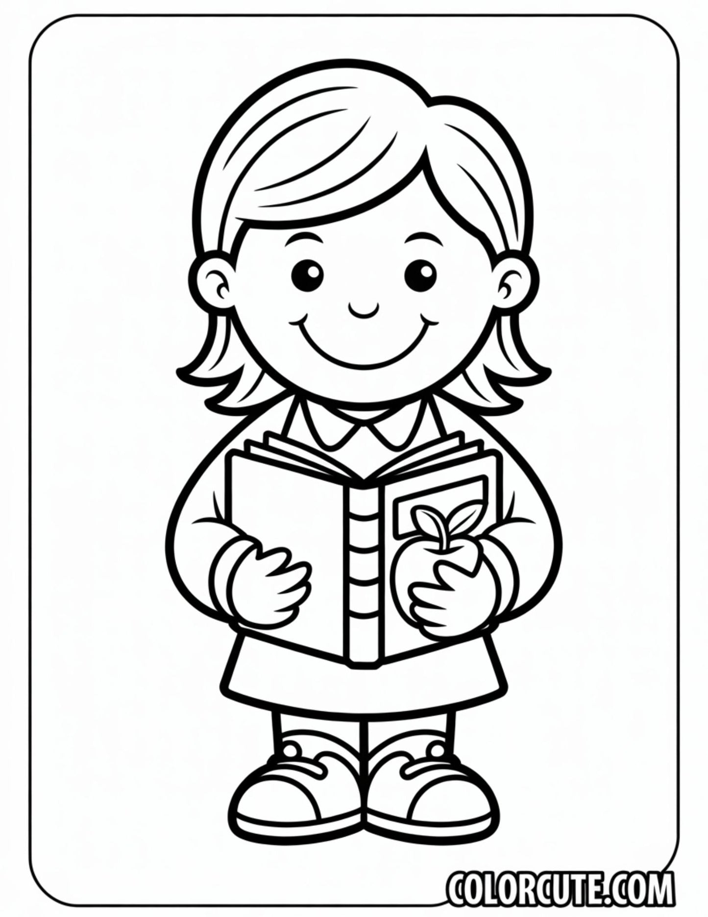Student Back to School Coloring Pages | Free PDF Printables