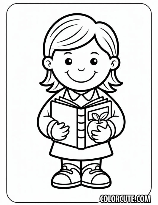 Student Back to School Coloring Pages | Free PDF Printables