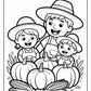 Thanksgiving Pilgrim Coloring Pages | Free PDF Printables