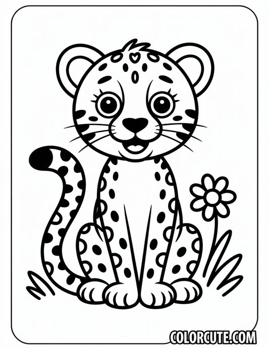 Cheetah Paws Coloring Pages | Free PDF Printables