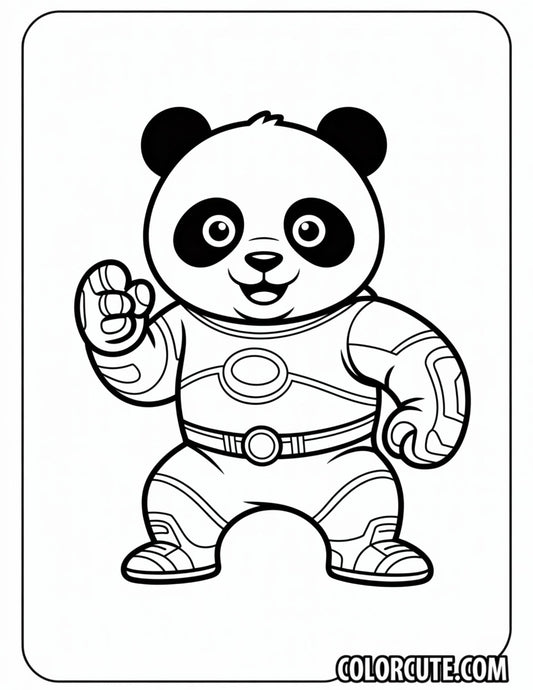 Combo Panda Coloring Pages | Free PDF Printables