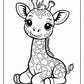 Baby Giraffe Coloring Pages | Free PDF Printables